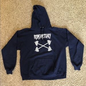 Navy Blue Gym Hoodie